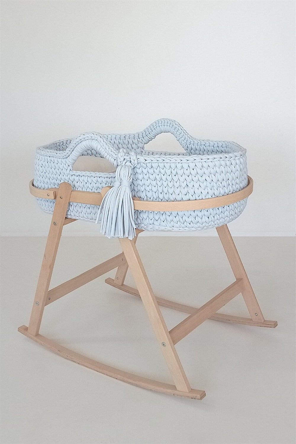 Couffin Bébé Avec Support Bois & Matelas