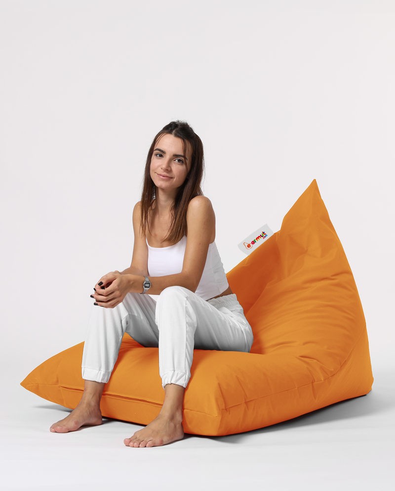 Pouf de jardin Pyramid Big Bed Pouf - Orange