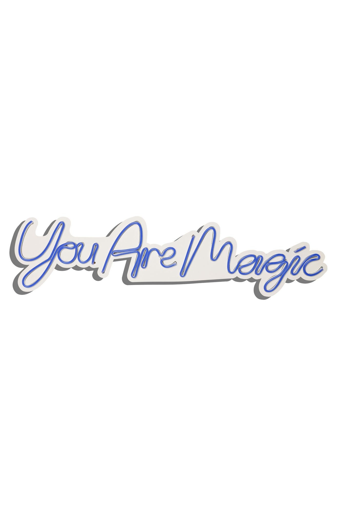 Éclairage LED en plastique décoratif You are Magic - Blue