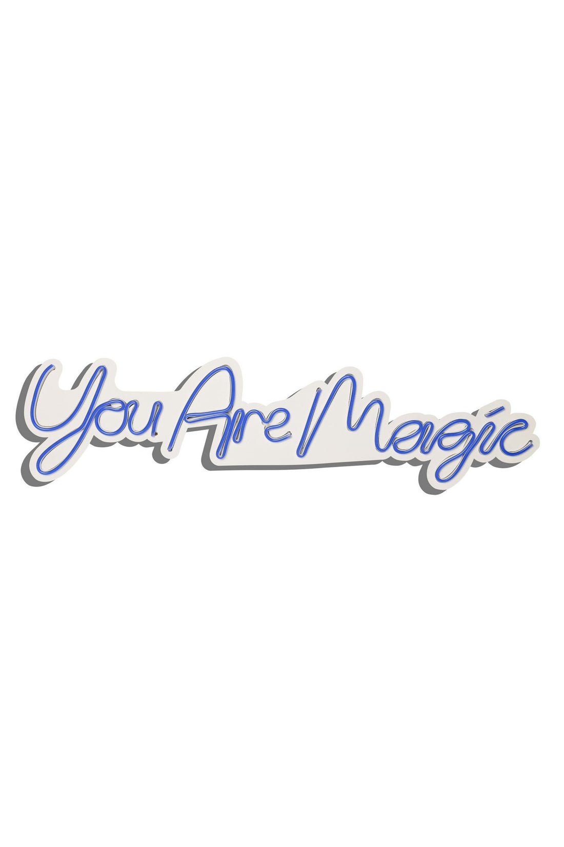 Éclairage LED en plastique décoratif You are Magic - Blue
