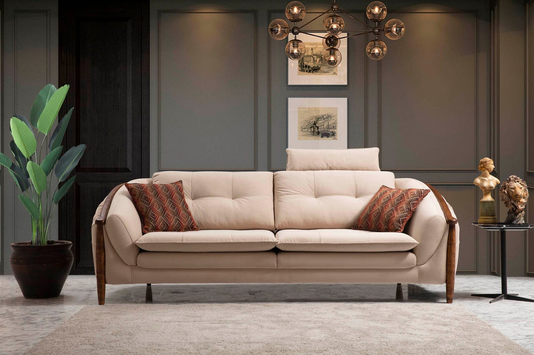 Trio Canapé 3 places crème