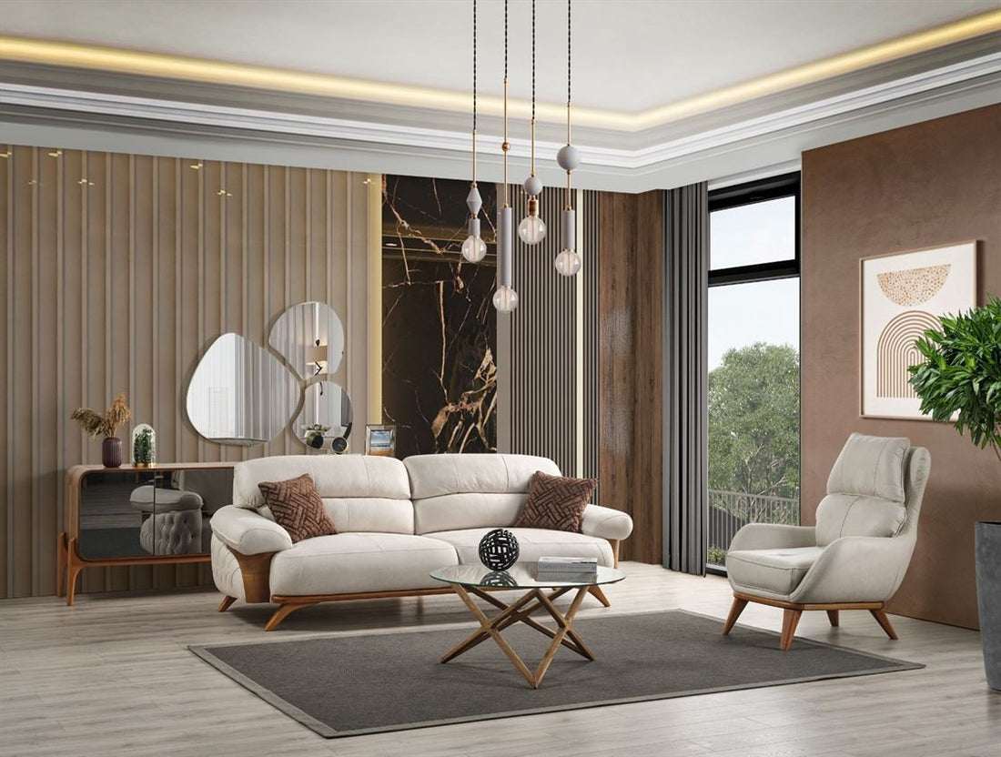 Nirvana Canapé 3 Places Blanc