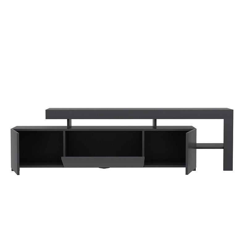 Meuble Tv design avec LED Jasir L192cm Anthracite