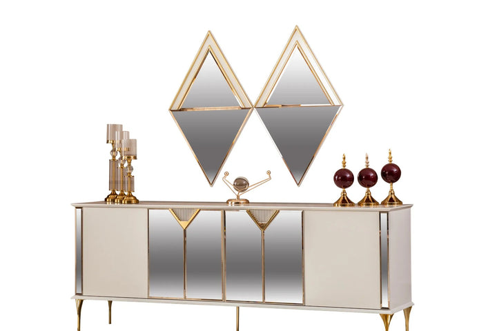 Kontes Console avec miroir