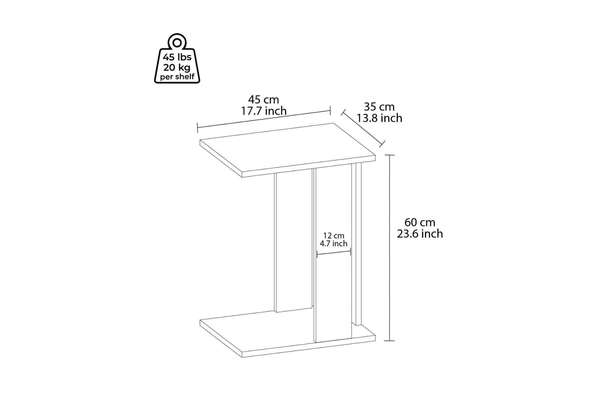 Table d’appoint Lima C Service