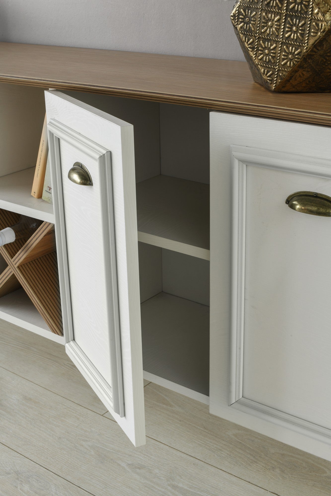 Console Rustic Console with Mirror