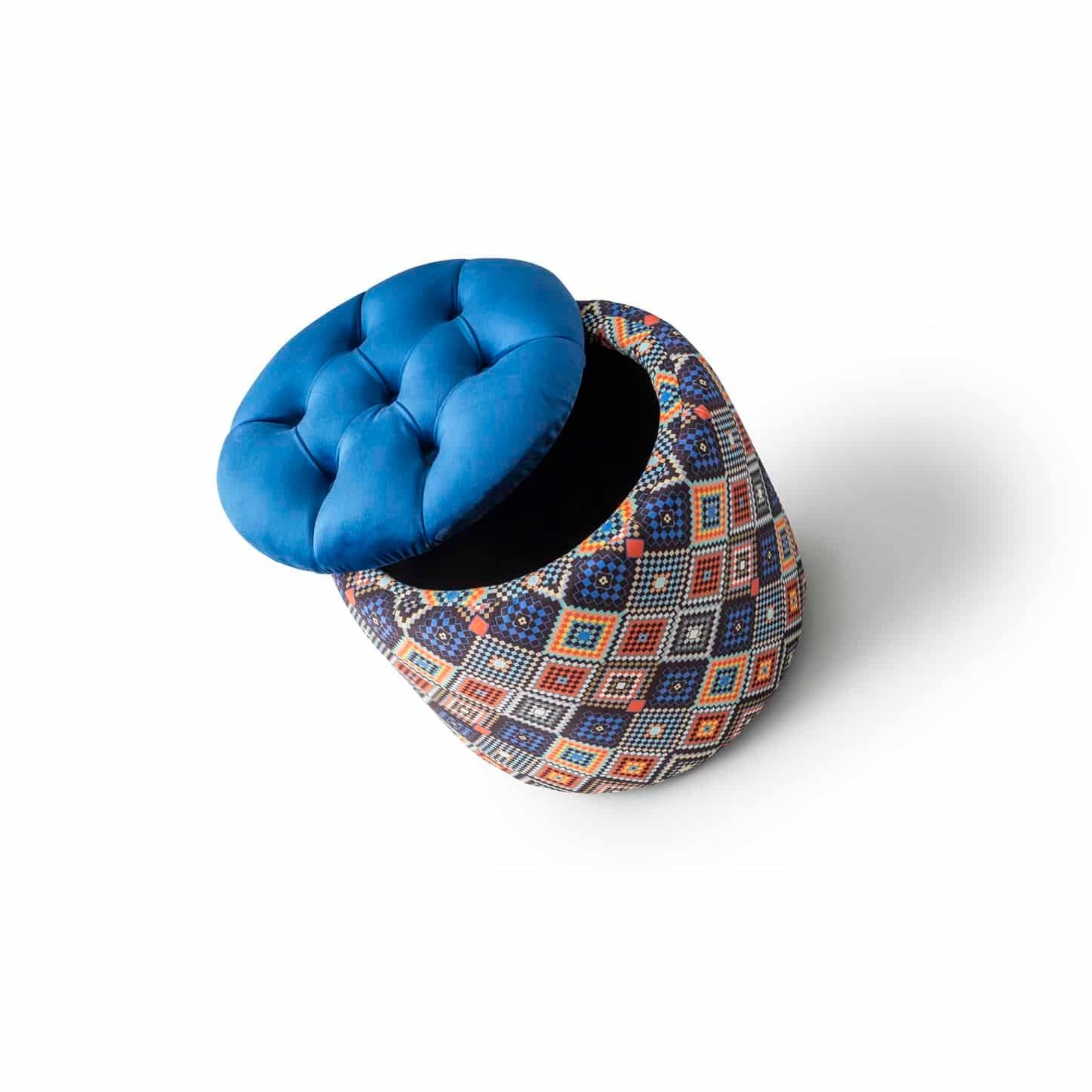 Pouf Coffre avec Espace De Rangement Mistik
