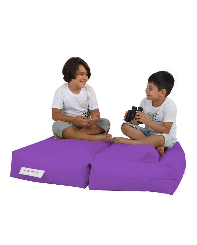 Pouf de jardin Kids Double Seat Pouf - Purple