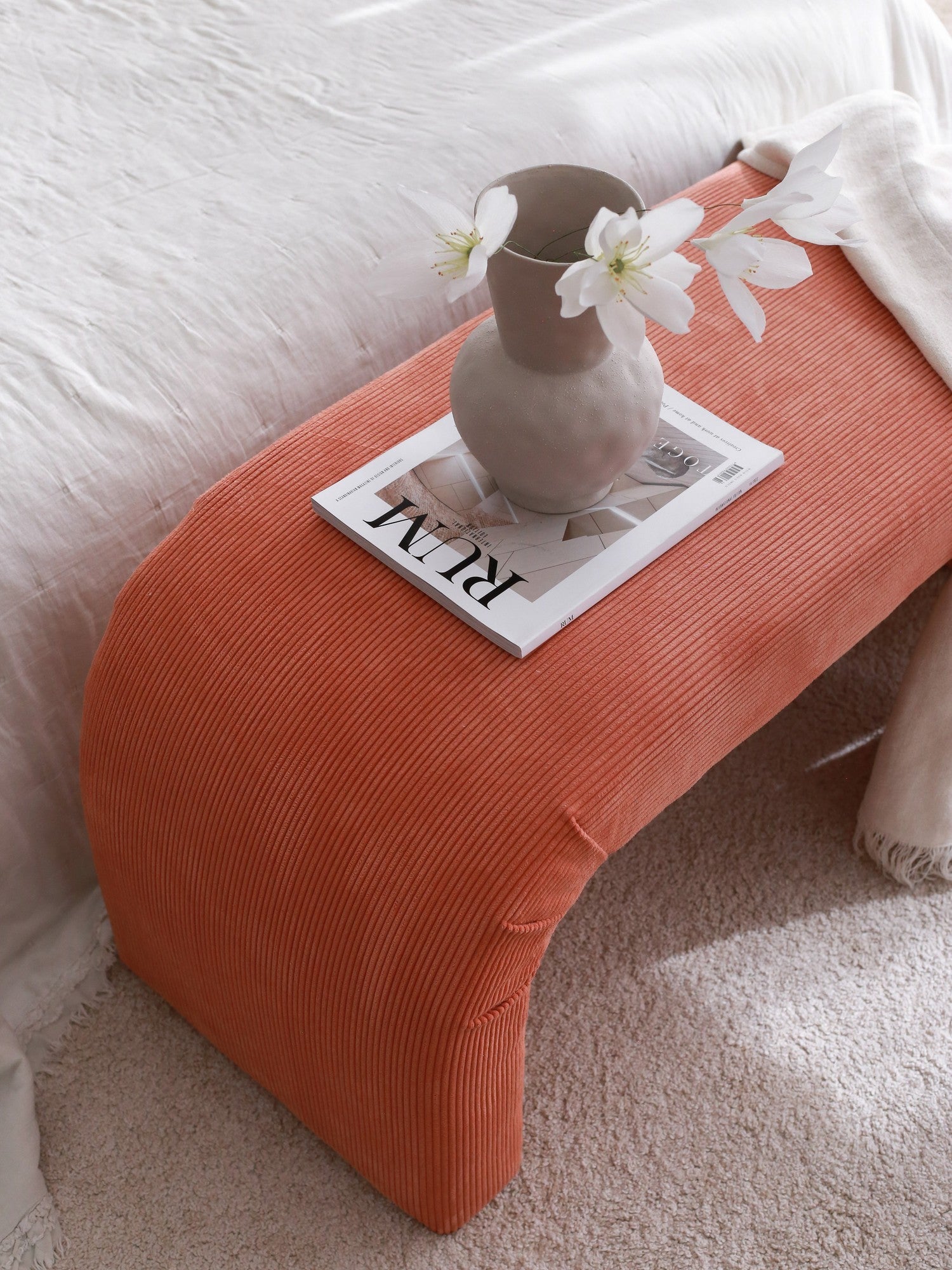 Pouf Nu Bench - Coral