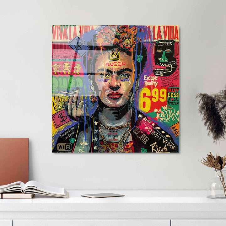 Peinture en verre trempé décoratif UV-814 - 50 x 50