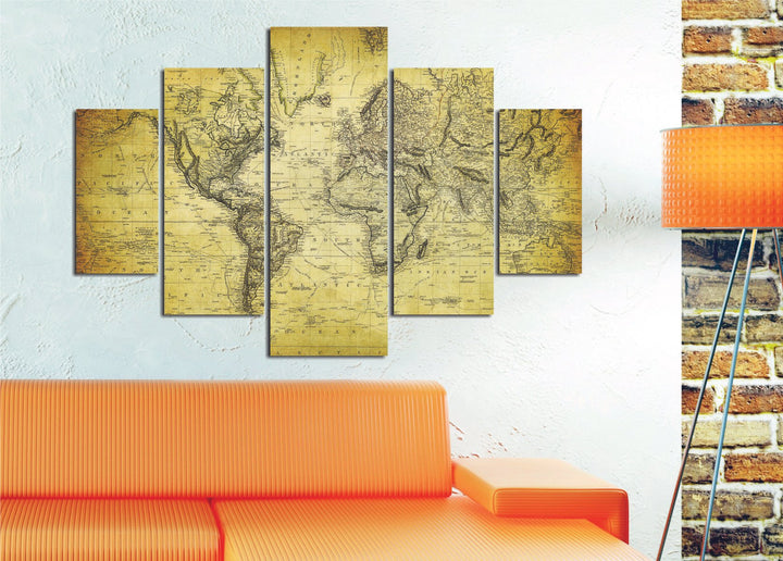 Peinture décorative MDF (5 pièces) ST002