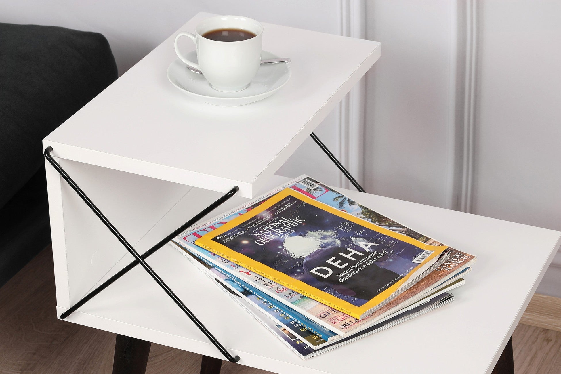 Table de chevet Cross - White