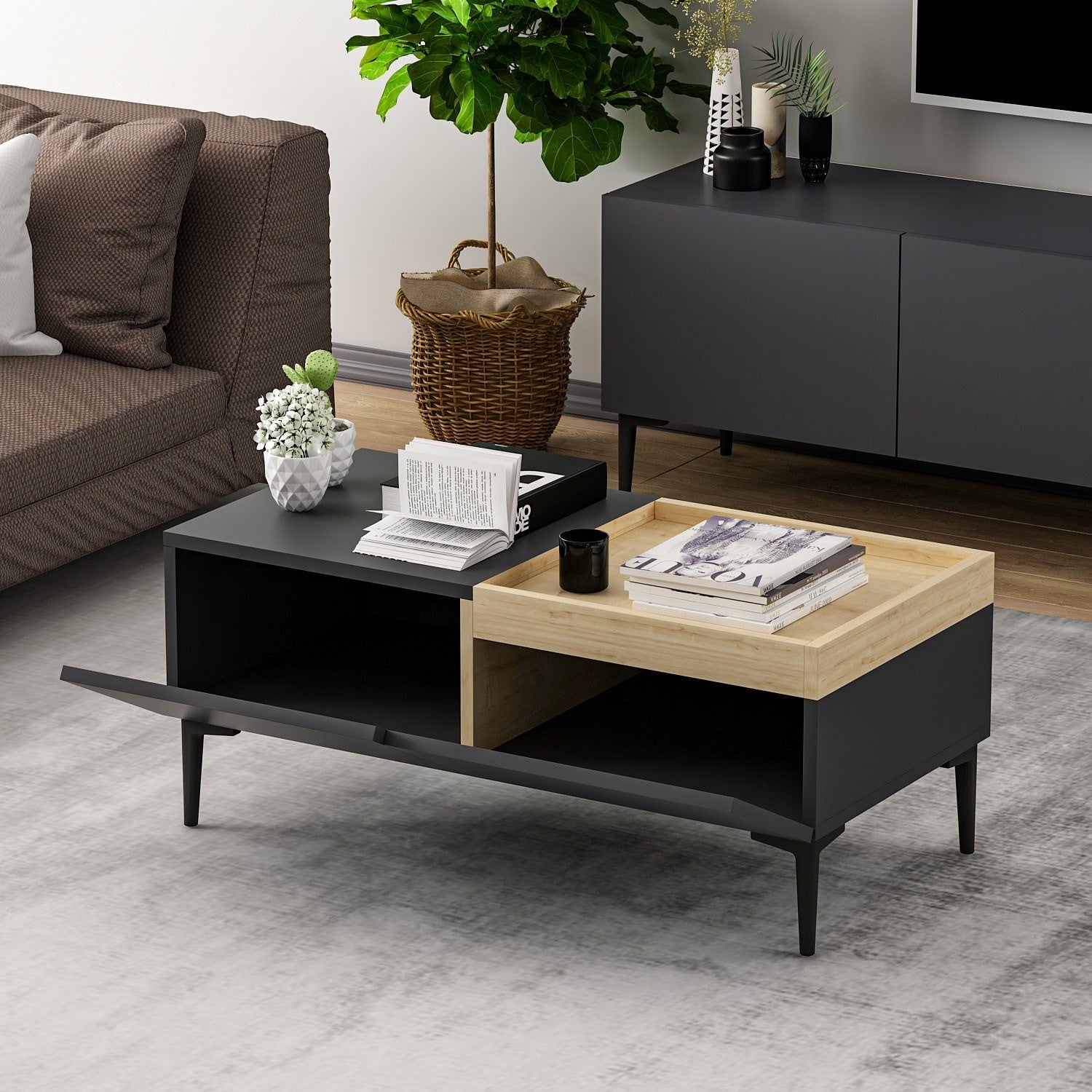 Table basse Mia - Anthracite