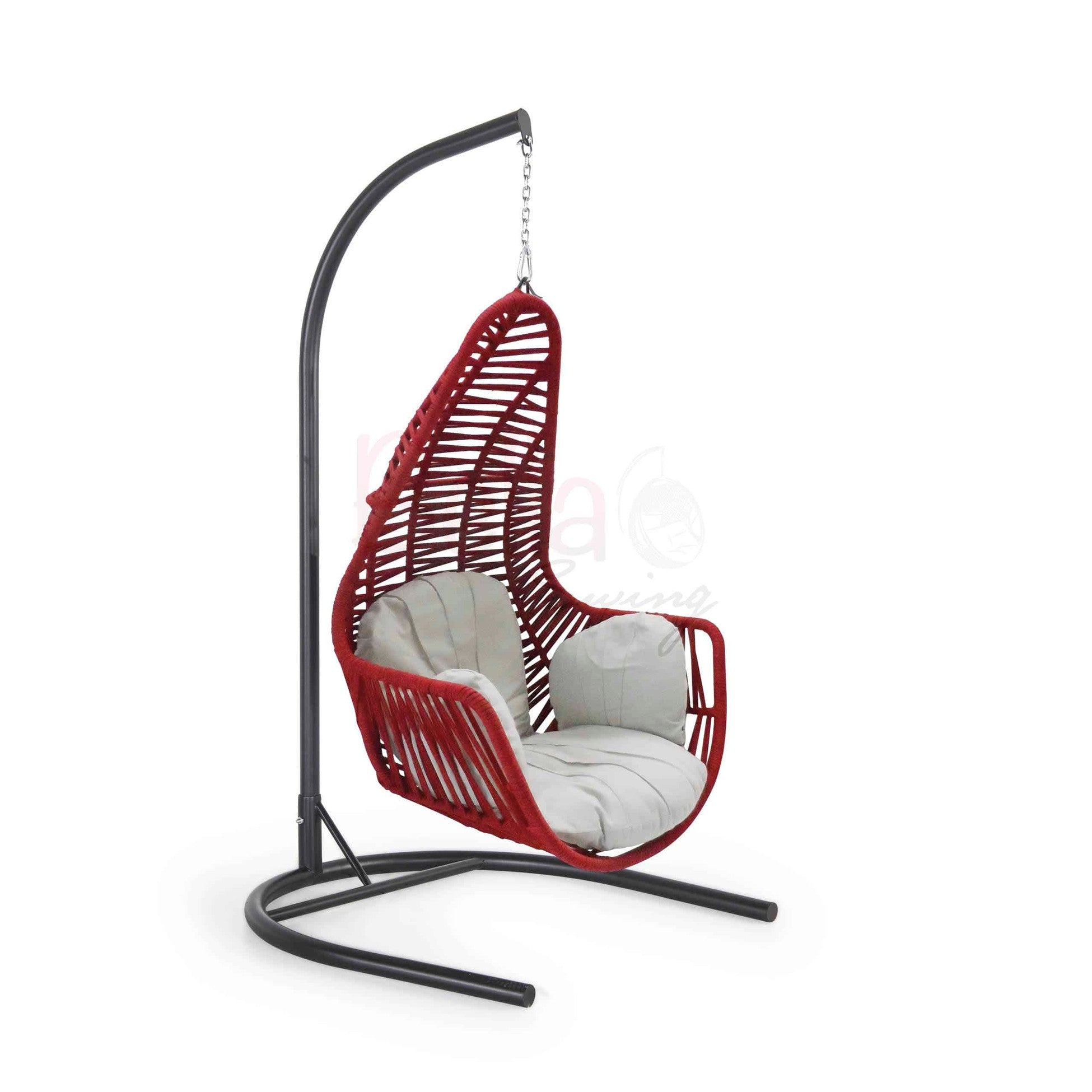 Chaise Suspendue Simple pour extérieur Metal Macramé