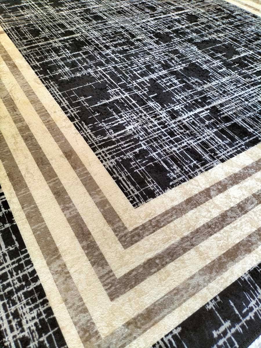 Pvc 8385 Tapis Noir 160x230