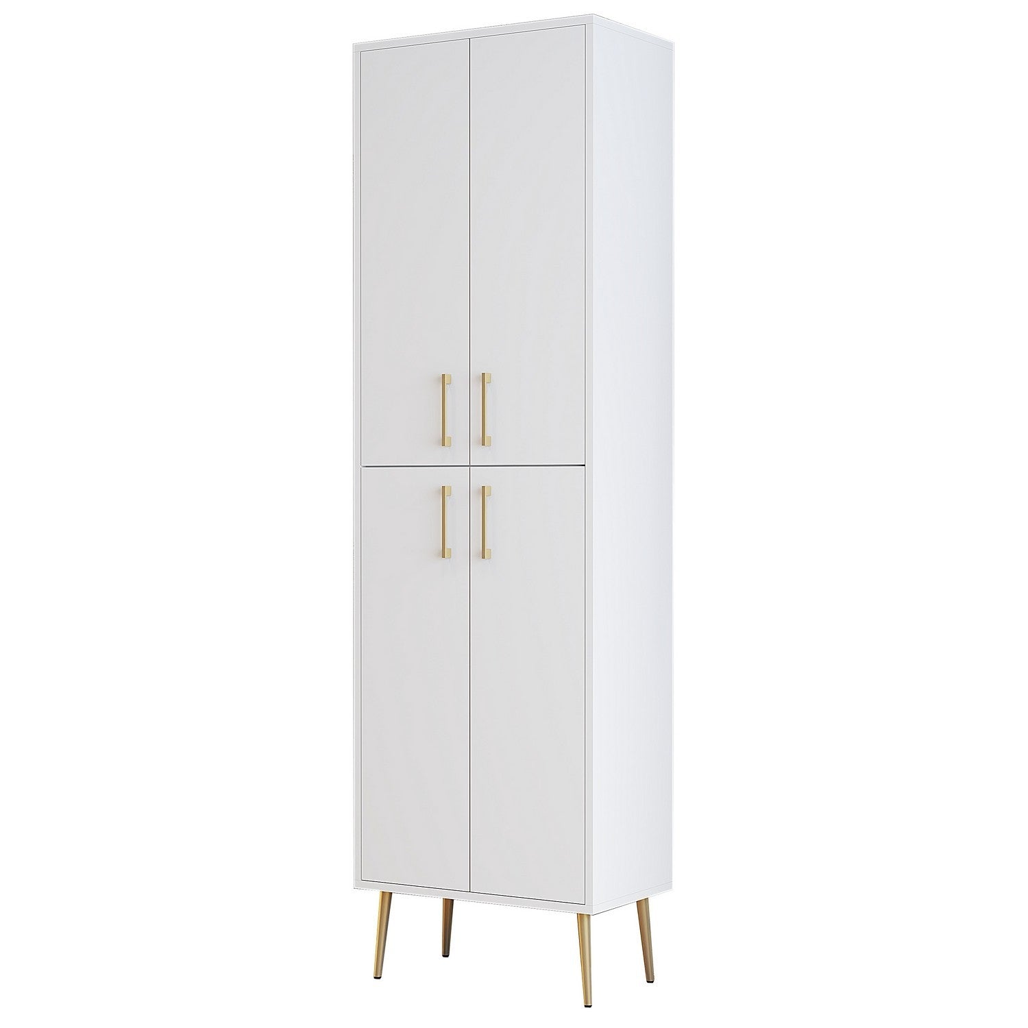 Armoire à plusieurs usage Berlin A - White, Gold