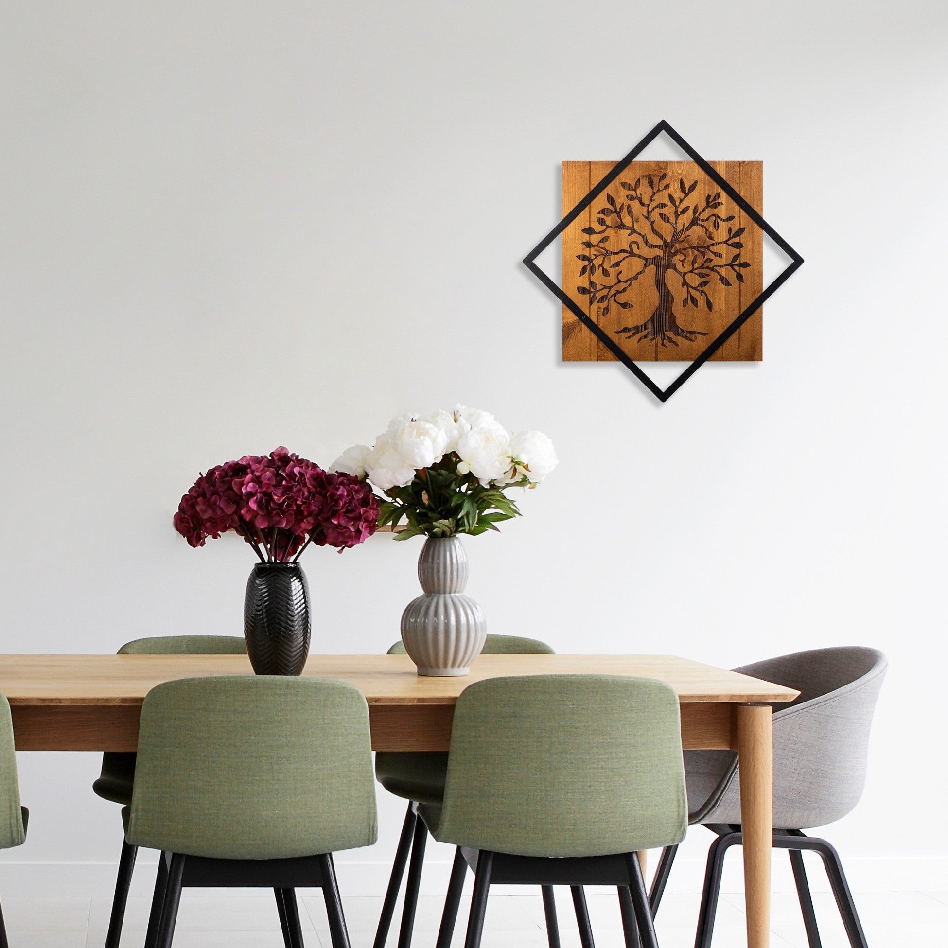 Accessoire mural en bois décoratif Tree