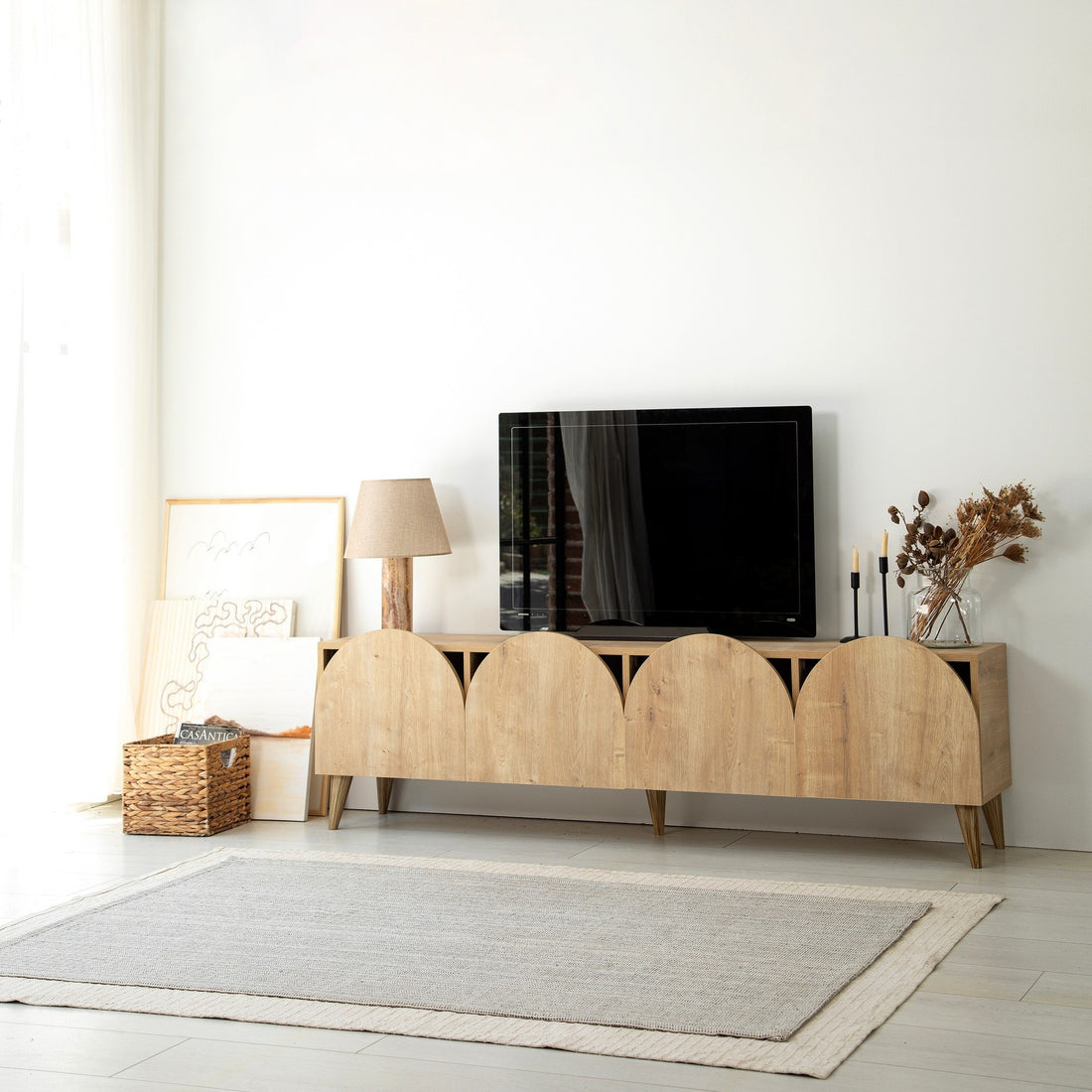 Meuble TV Mesta - Oak v2