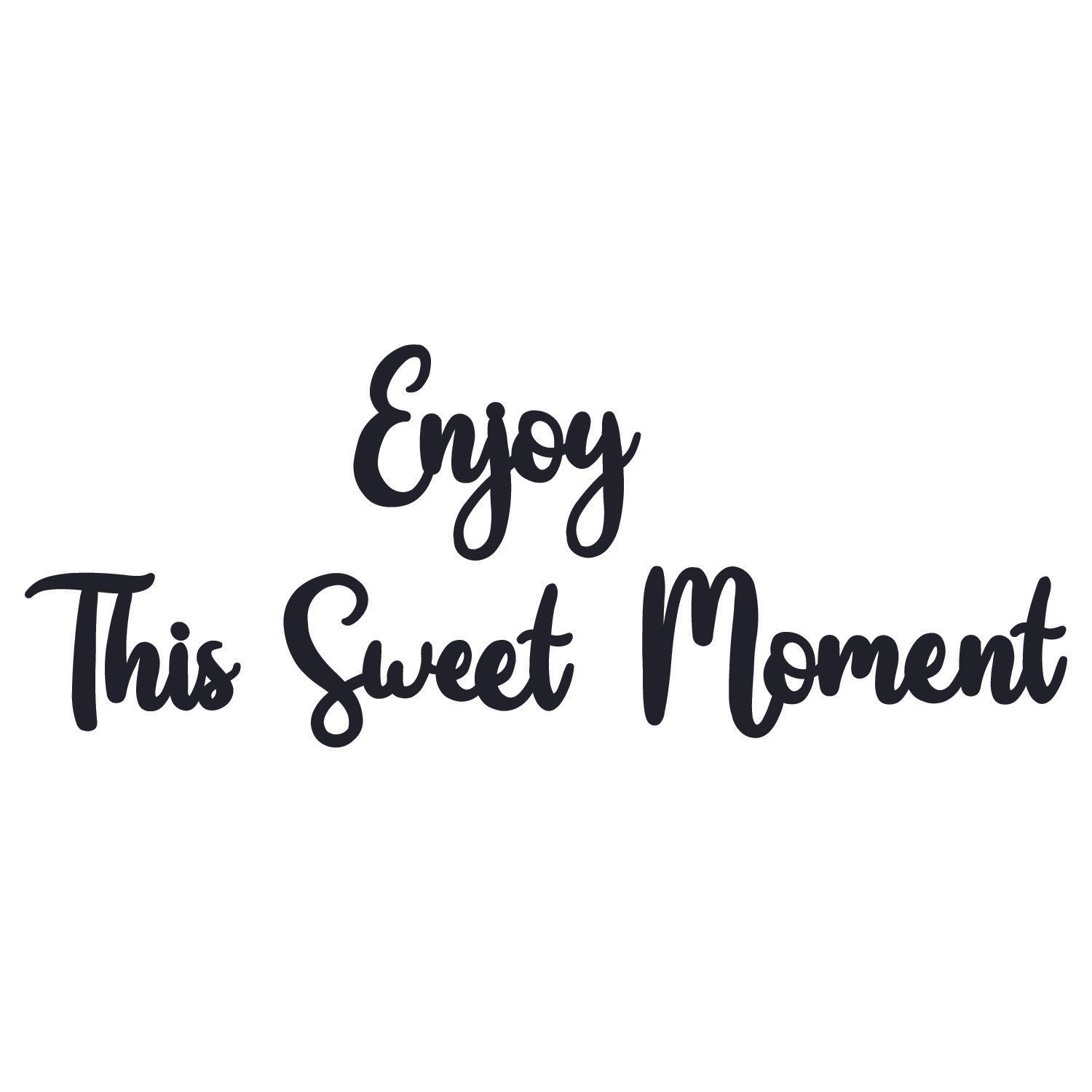 Accessoire mural en bois décoratif Enjoy This Sweet Moment