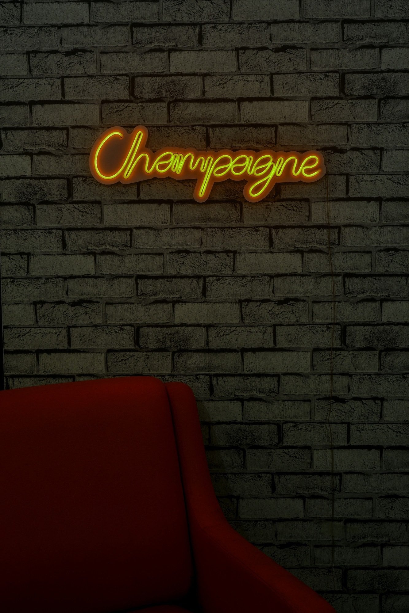 Éclairage LED en plastique décoratif Champagne - Yellow