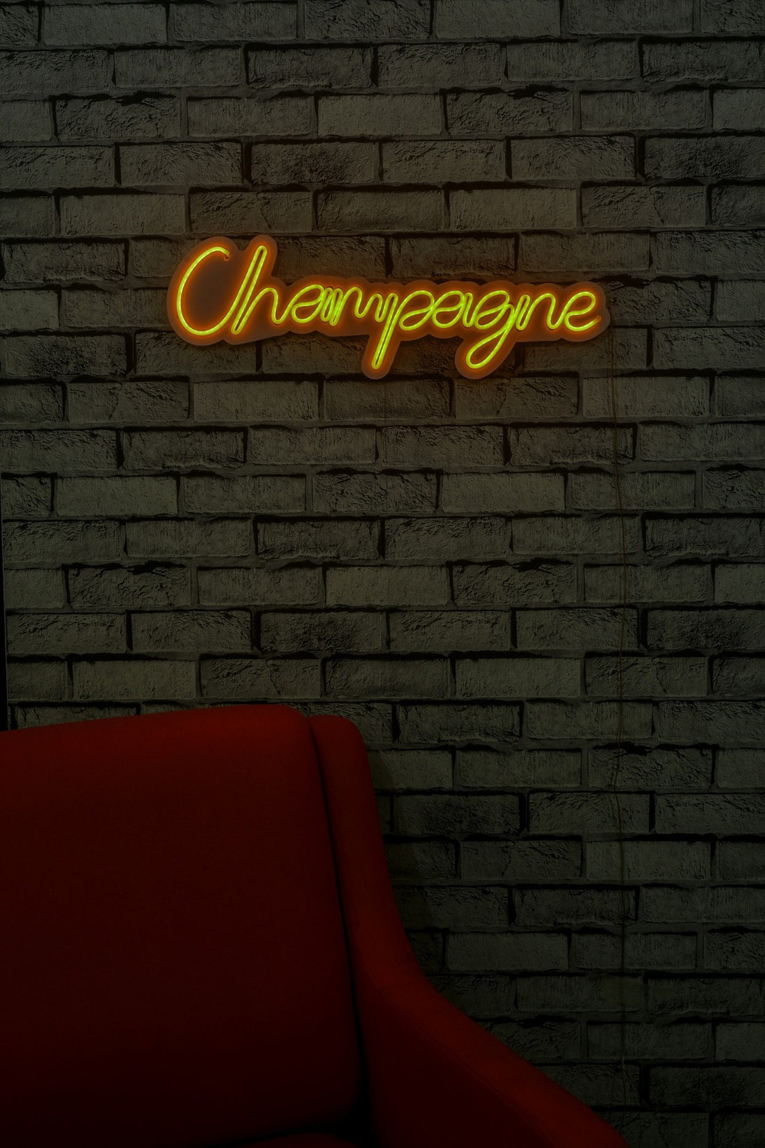 Éclairage LED en plastique décoratif Champagne - Yellow