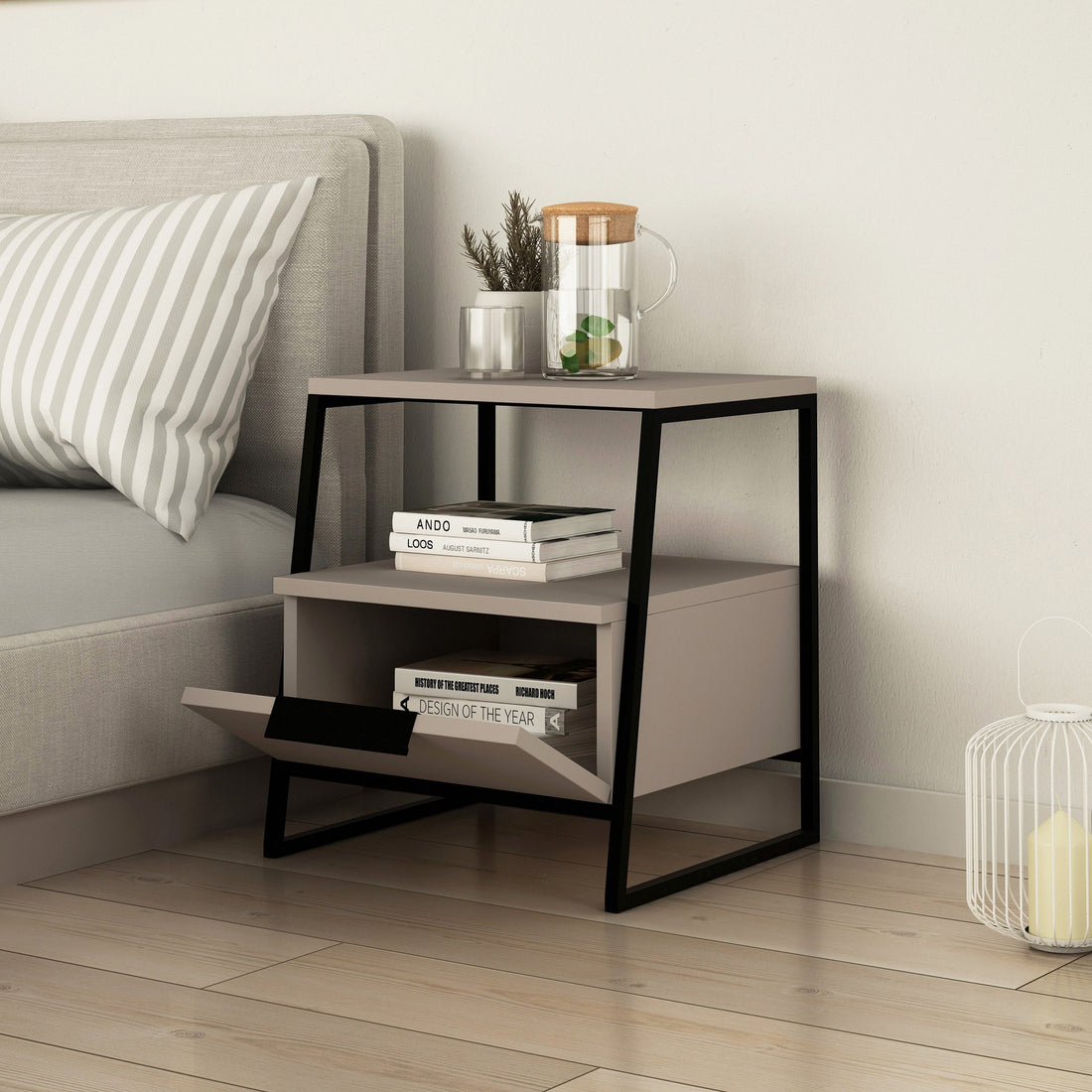 La table de nuit Pal - Light Mocha
