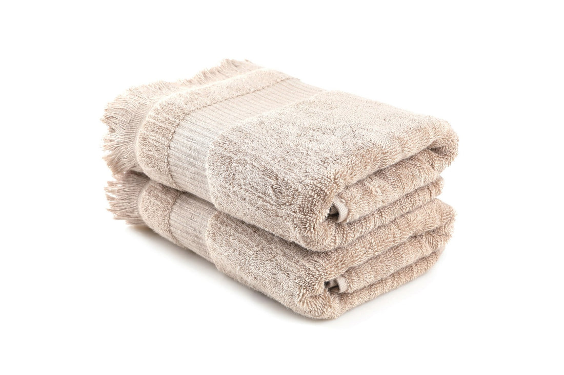 Ensemble de serviettes de bain (2 pièces) Zeus - Light Brown