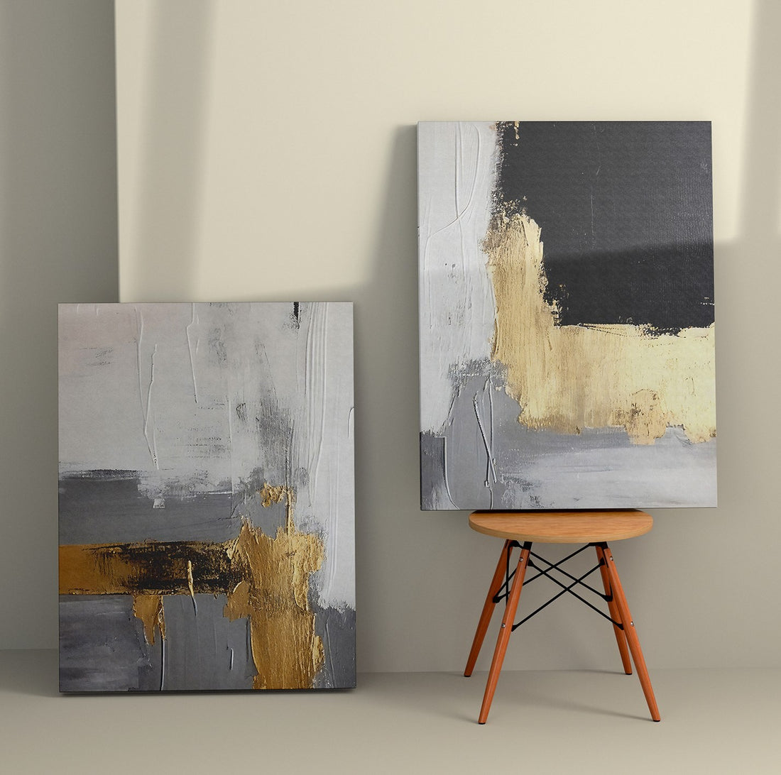 Peinture décorative en toile (2 pièces) 2KNV4383 - 50 x 70