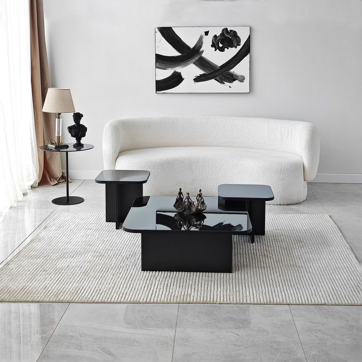 Ensemble de table basse Jazz - Black, Fume