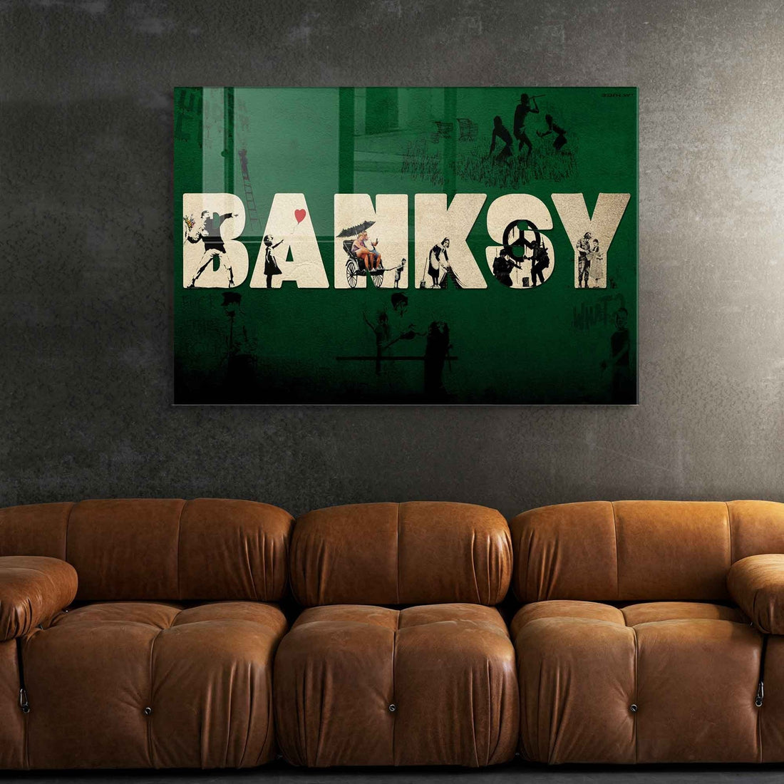 Peinture en verre trempé décoratif 2290 - 50 x 70