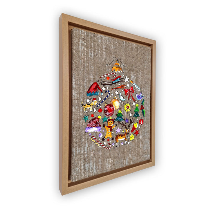 Peinture de toile décorative encadrée NLJ200872_4666