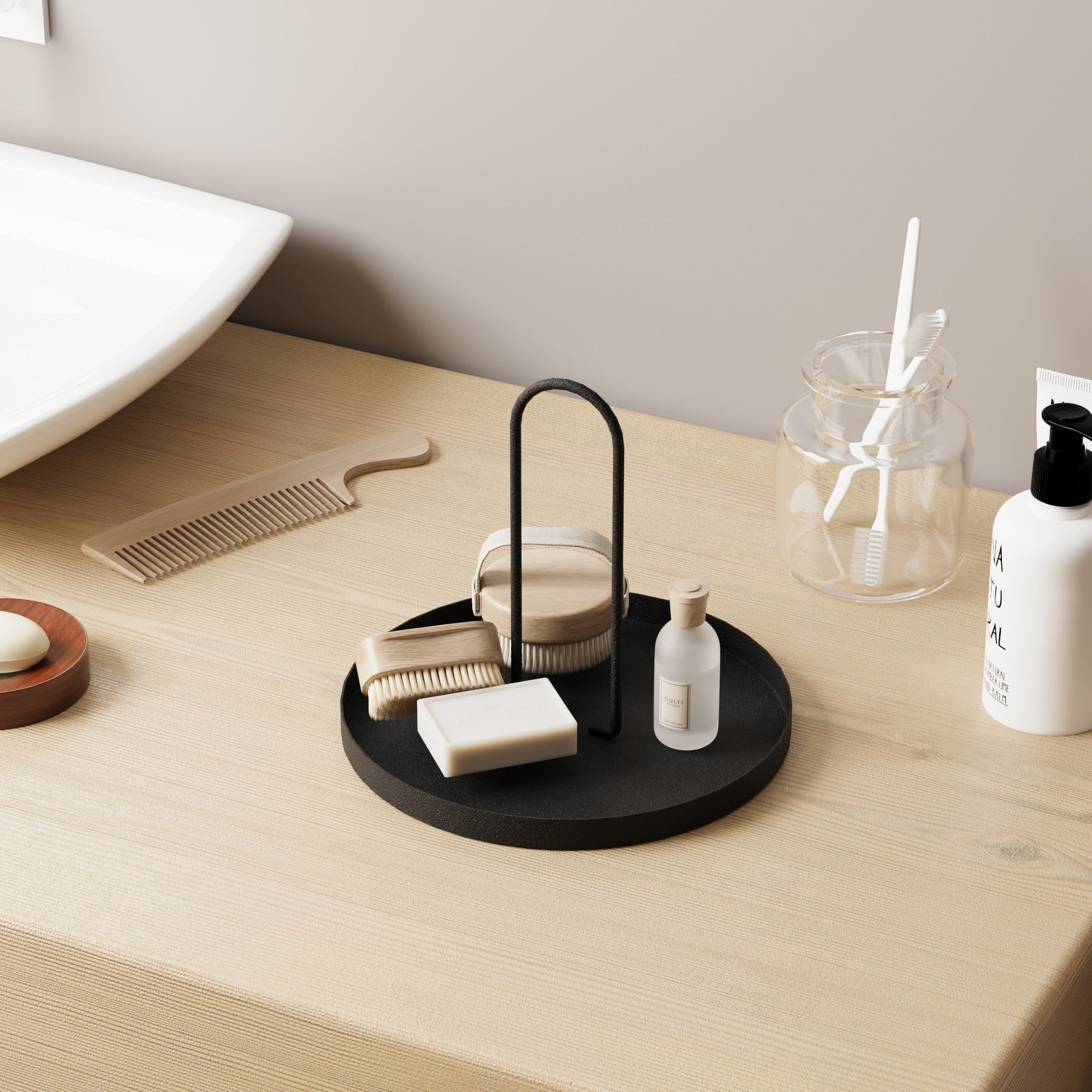 Accessoire décoratif en métal Sımı - Black