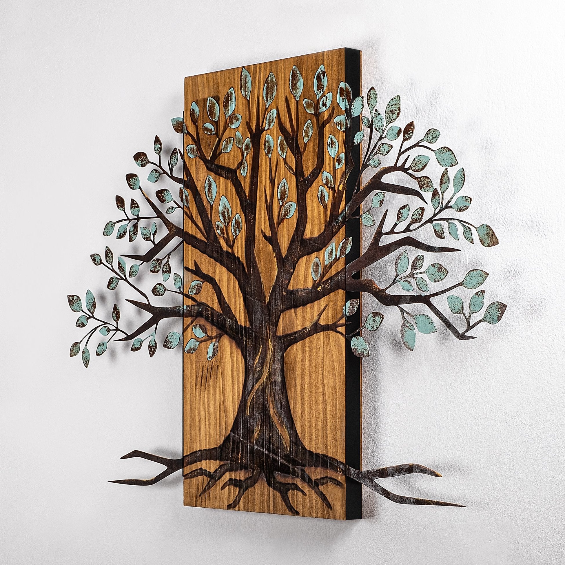 Accessoire mural en bois décoratif Willow - 382-A