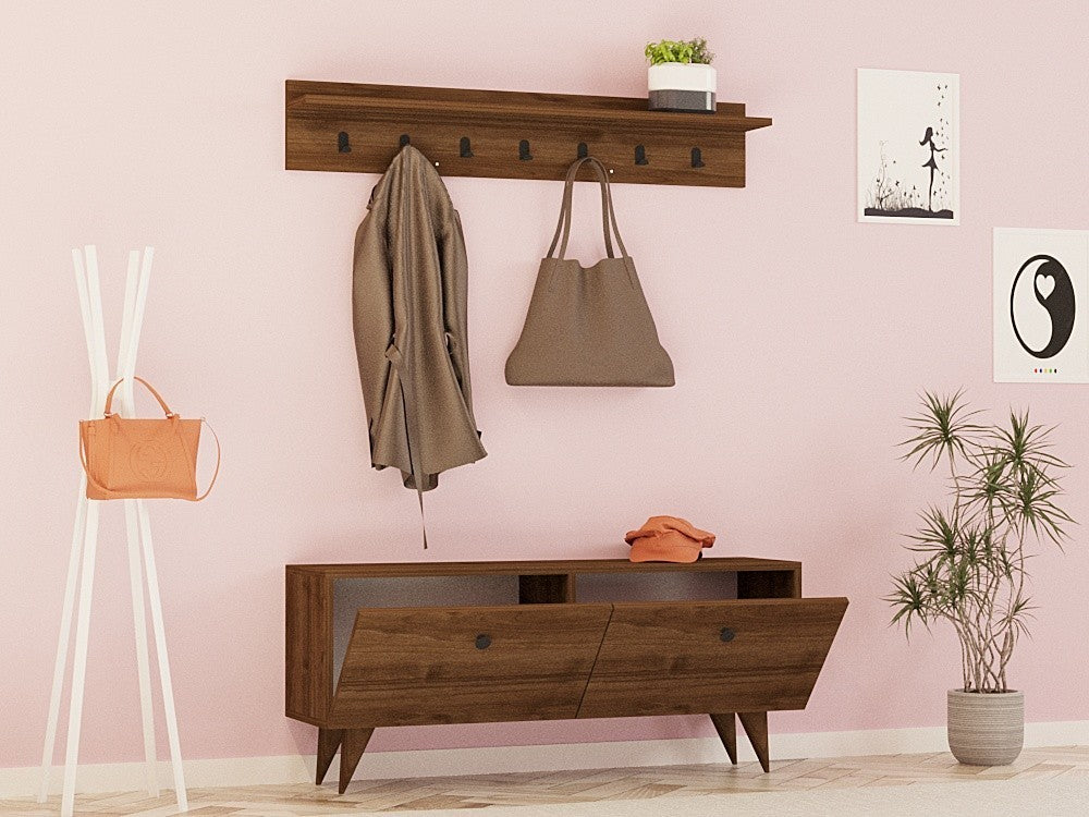 Support d'entrée Rupa - Walnut