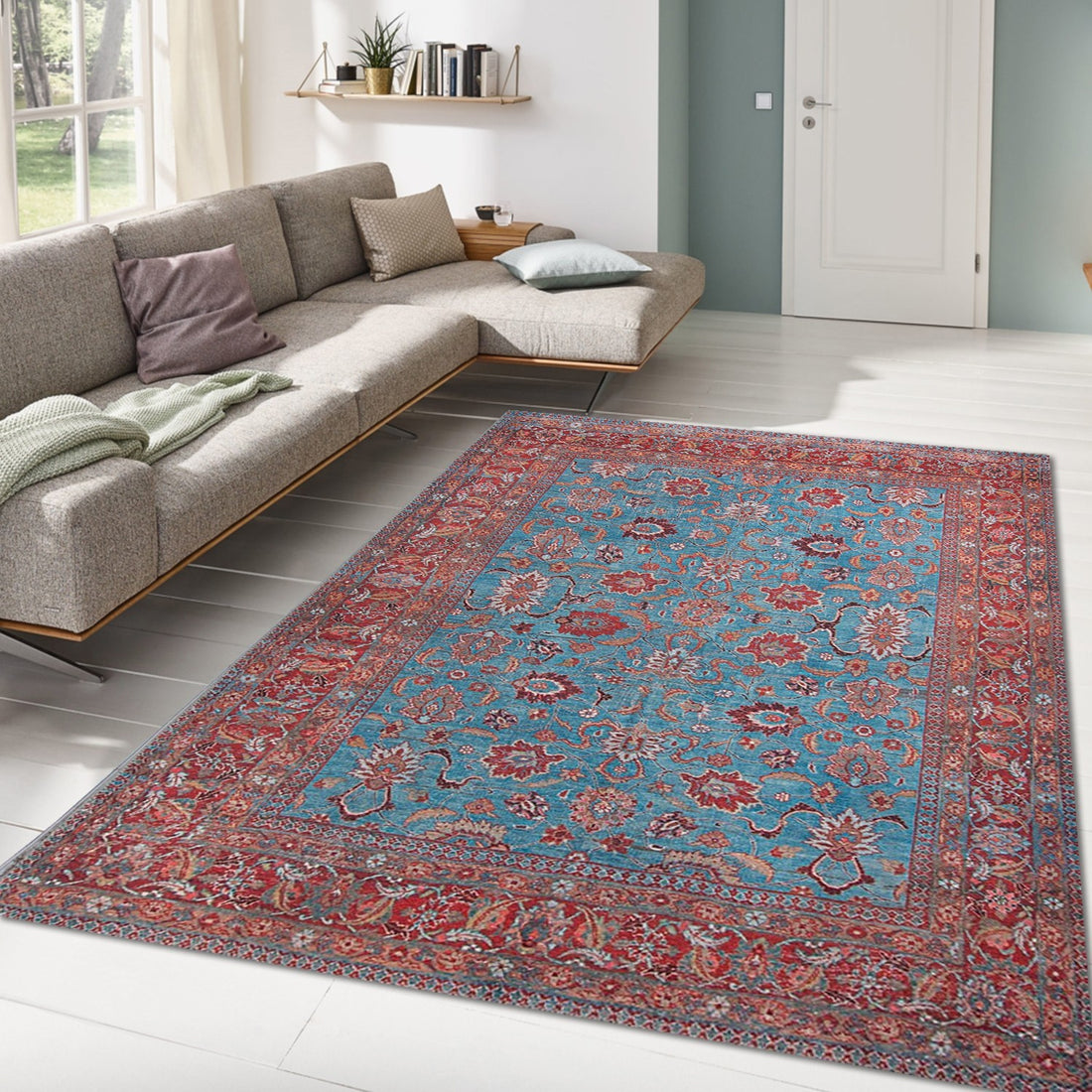 Tapis (150 x 230) Blues Chenille - Claret Red AL 170