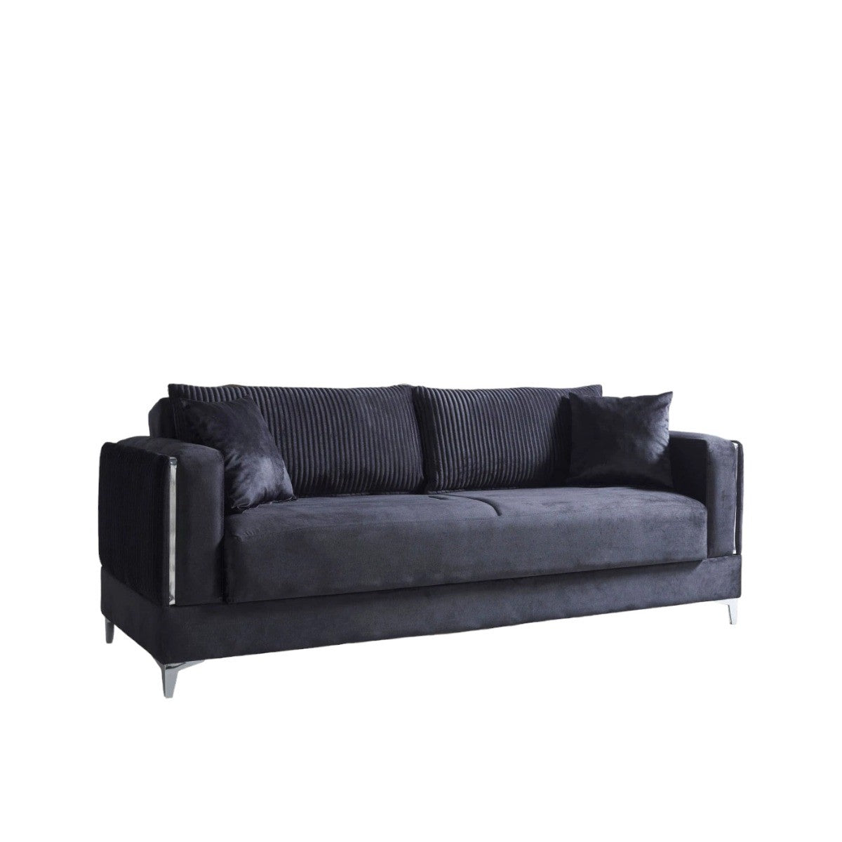 Setra canapé lit clic-clac 3 places avec coffre de rangement