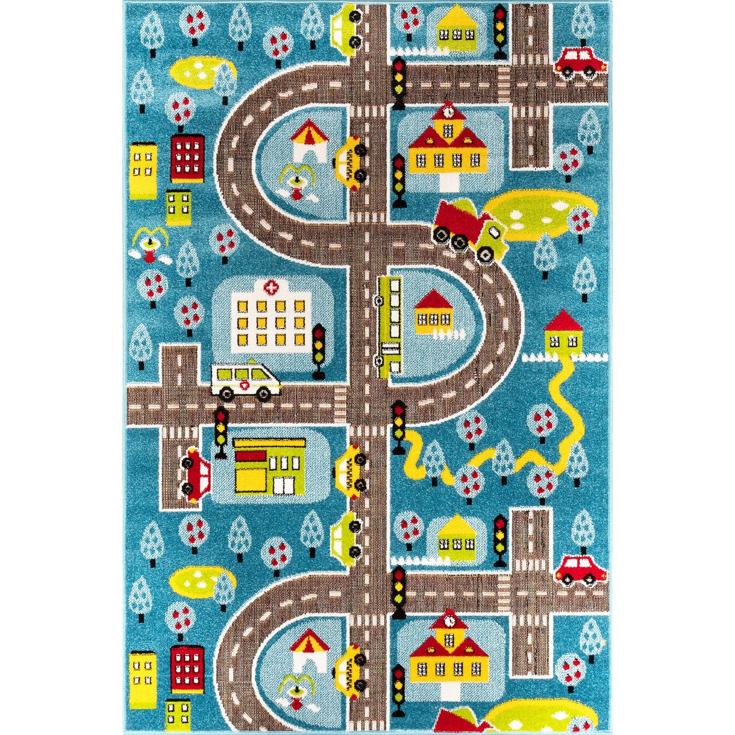 Tapis (160 x 230) Trafik - Blue
