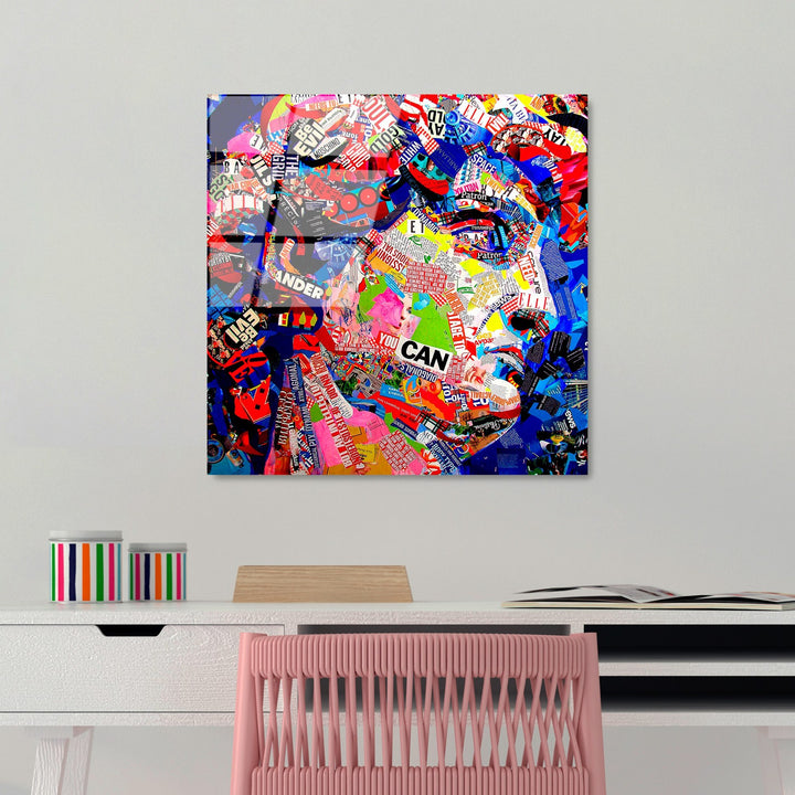 Peinture en verre trempé décoratif UV-813 - 50 x 50