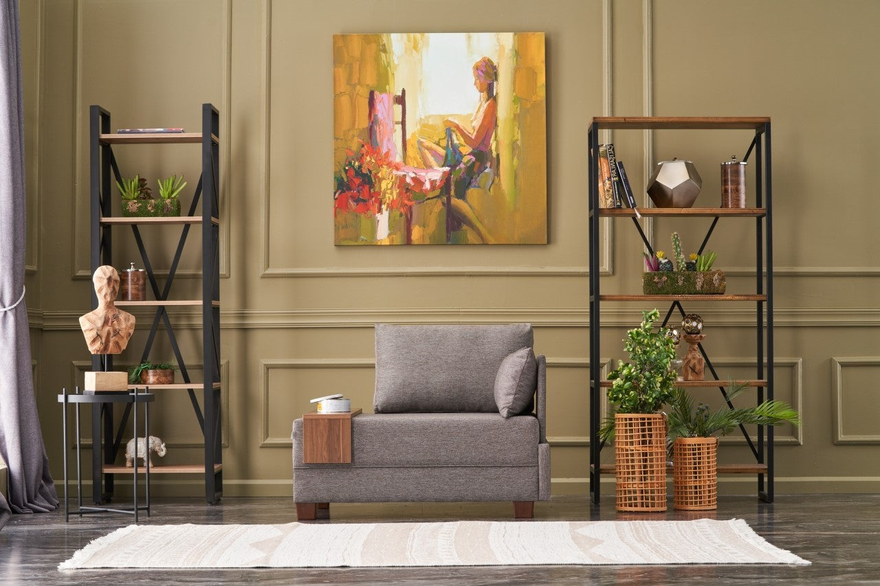 Canapé 1 place Fly Right - Brown