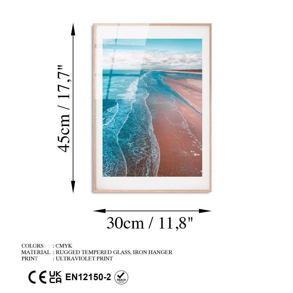 Peinture en verre trempé décoratif UV-1057 - 30 x 45