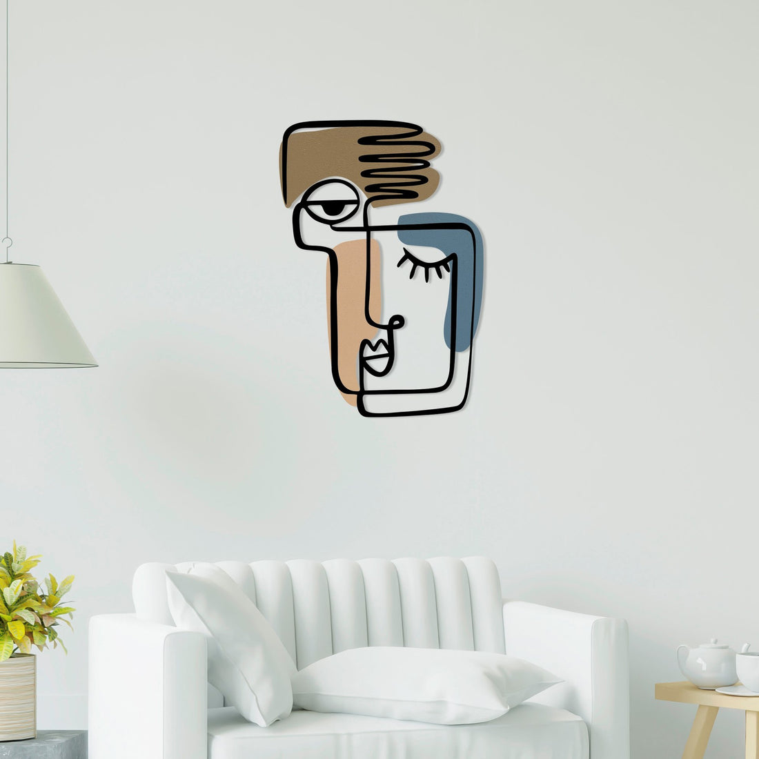 Accessoire mural en métal décoratif Kubizm 24