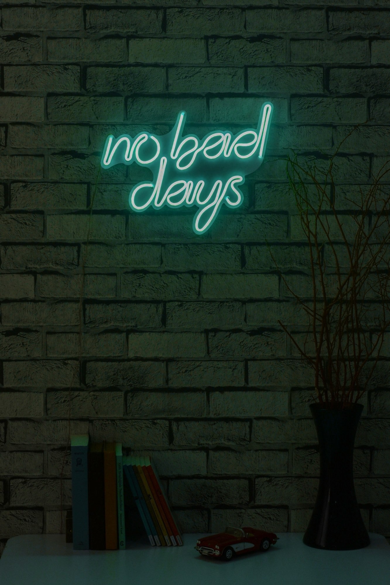 Éclairage LED en plastique décoratif No Bad Days - Blue