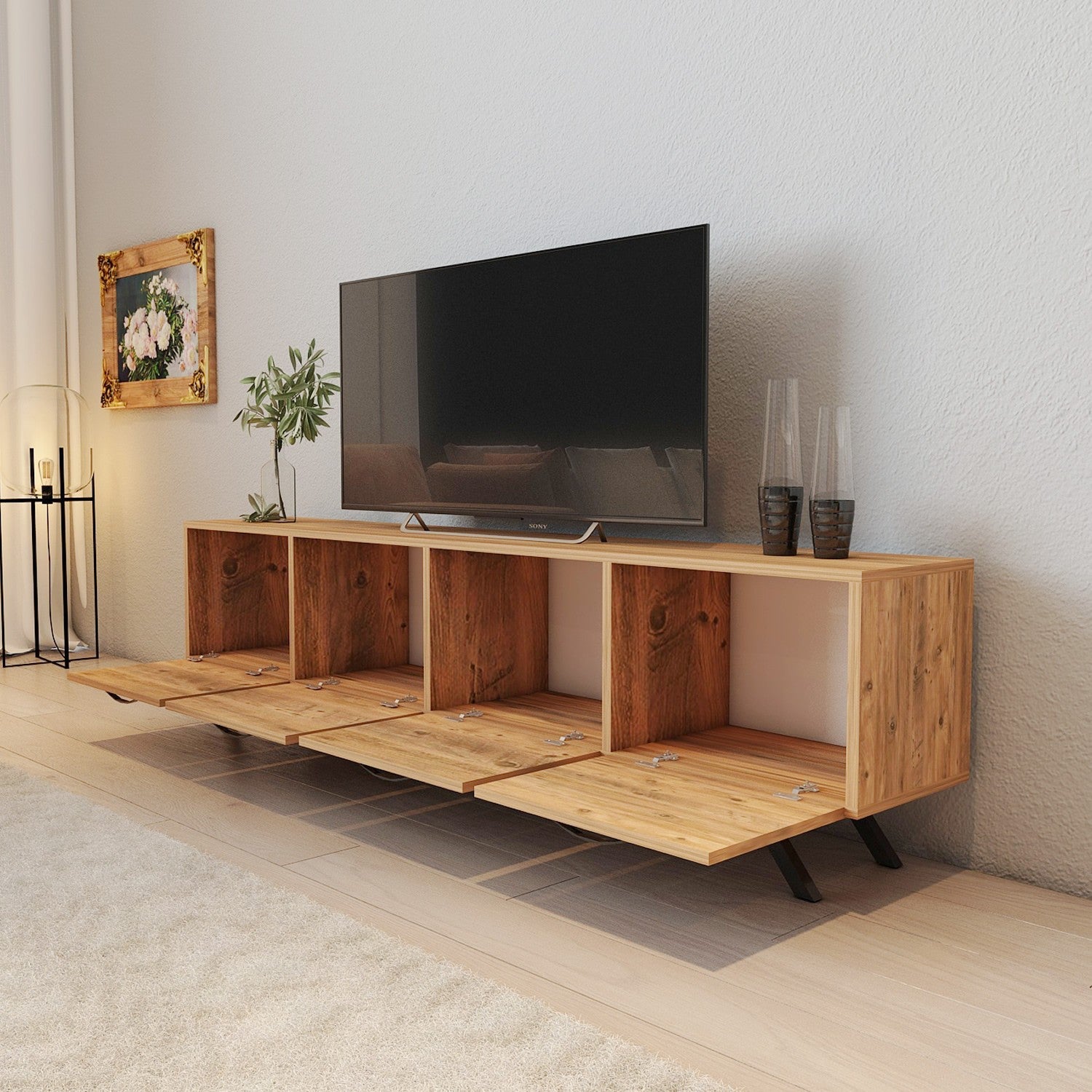 Meuble TV Beta - Walnut