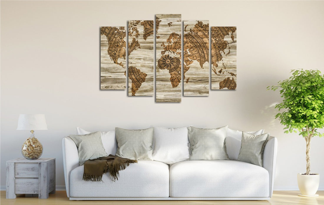 Peinture décorative en toile (5 pièces) BC60