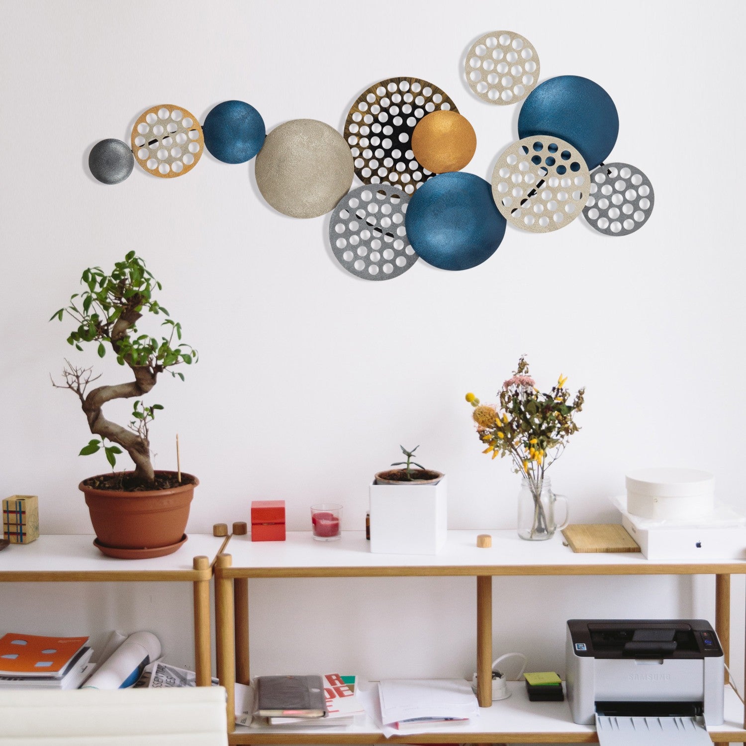 Accessoire mural en métal décoratif Bronte - CH103-2