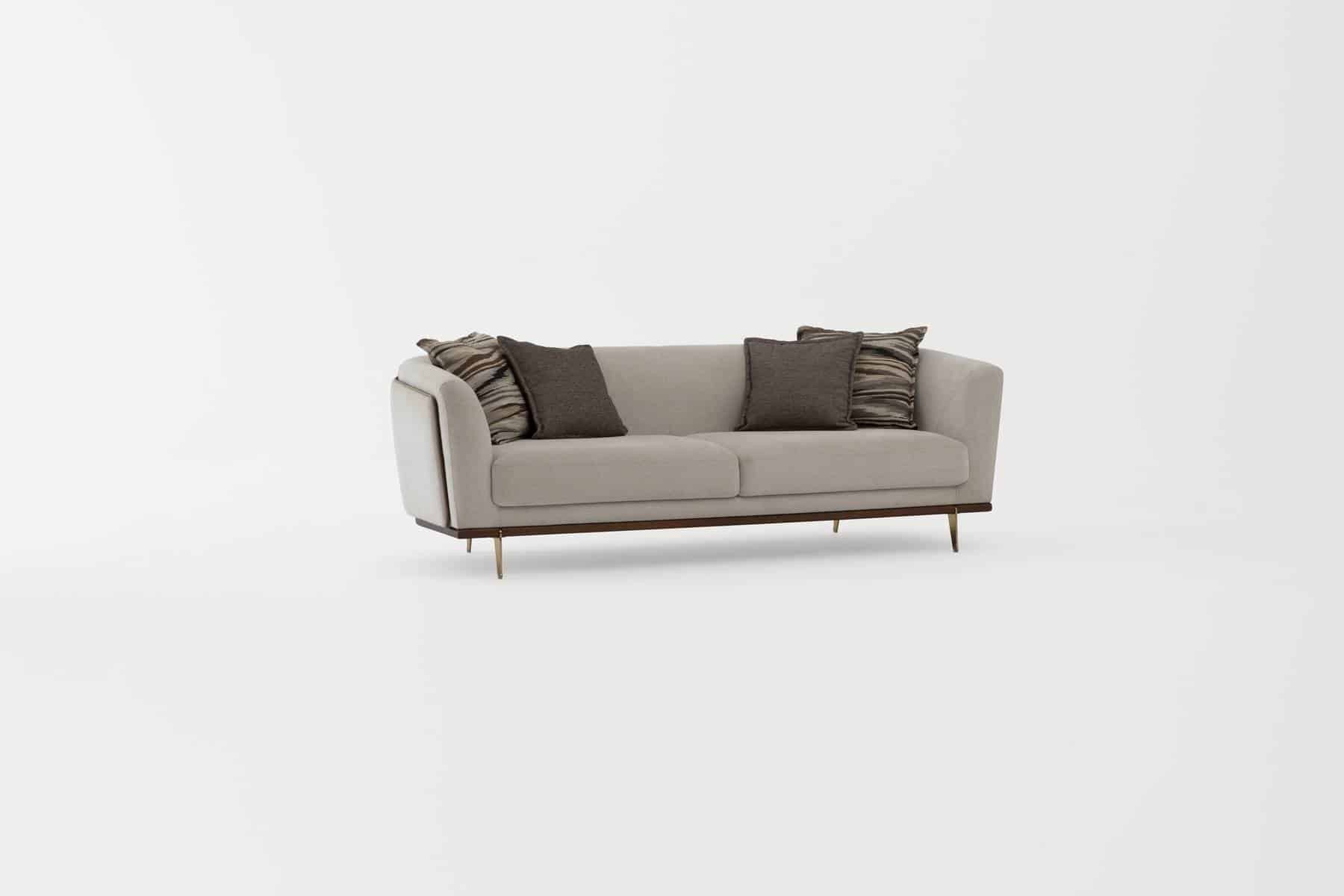 Violet Canapé 3 Places Blanc