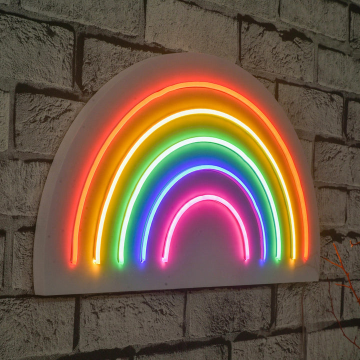 Éclairage LED en plastique décoratif Rainbow - Multicolor