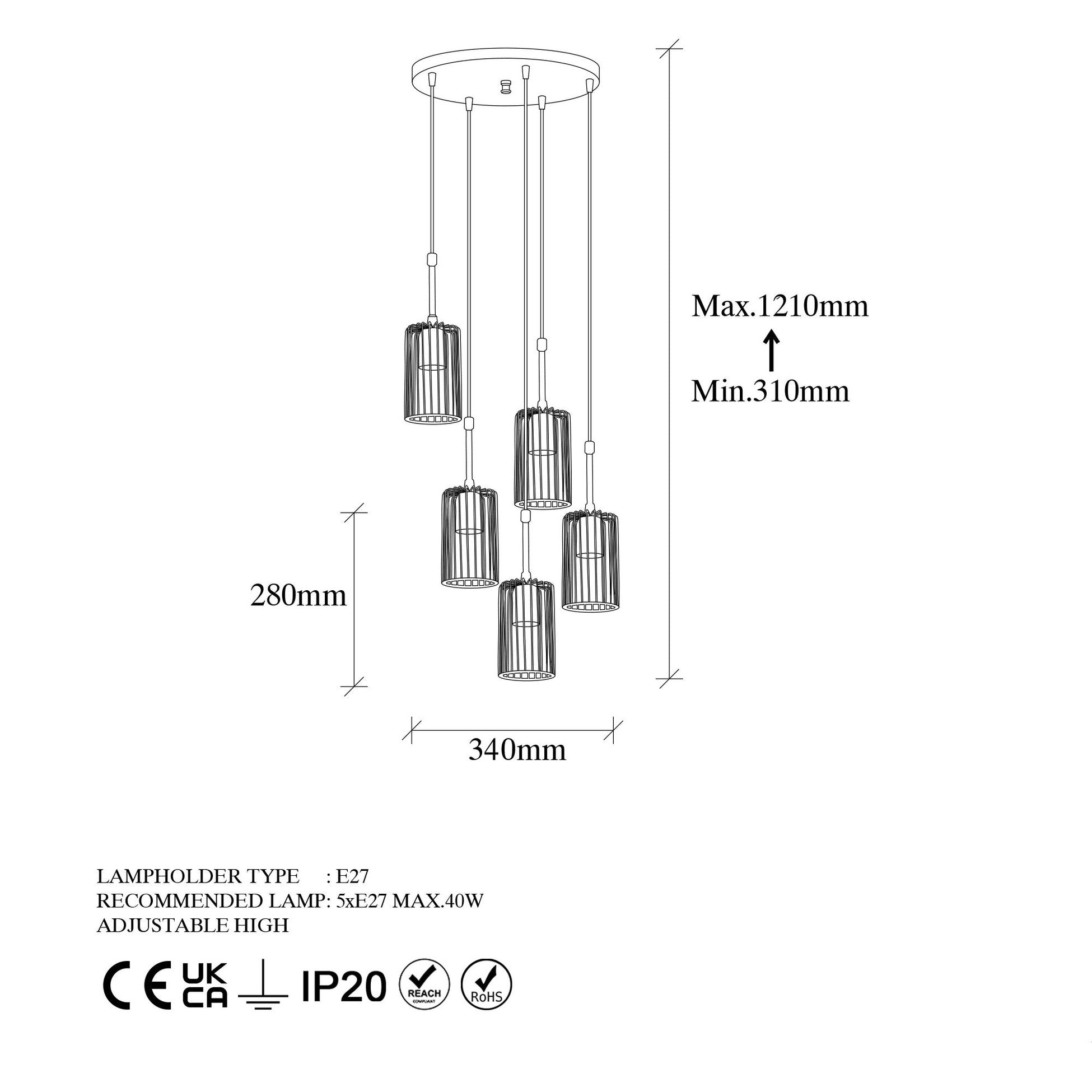 Lustre Kemtel - 11853