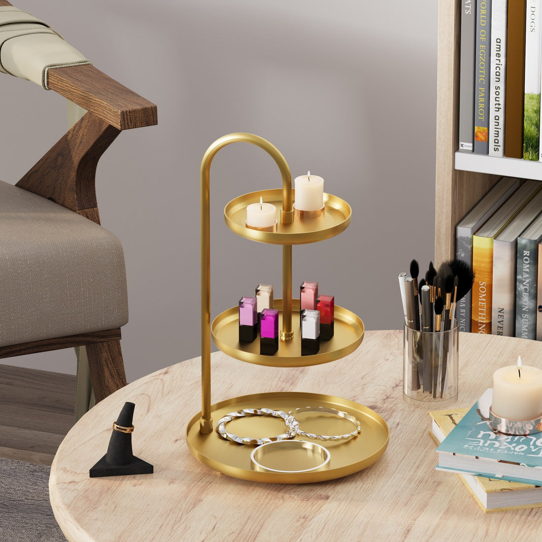 Accessoire décoratif en métal Kalkı-B - Gold