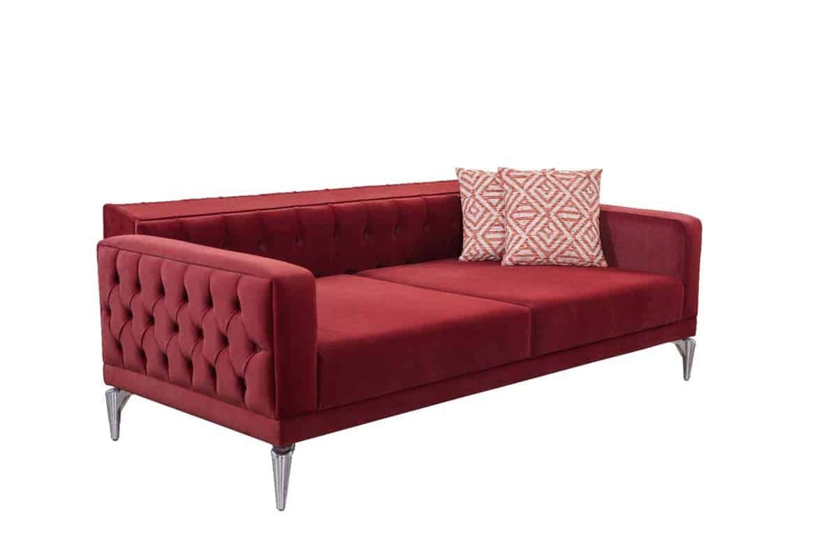 Veys Ensemble de Canapé Rouge